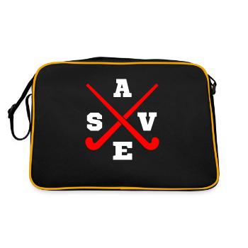 hockey hockey sur gazon hockey sur gazon hcky - Sac Retro - noir/or - Dos