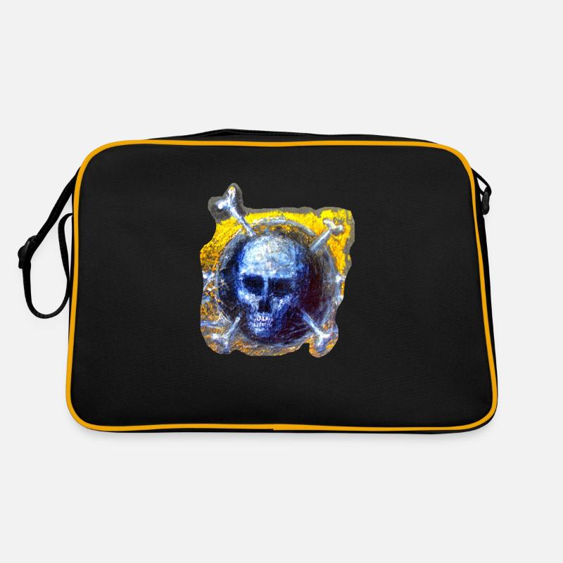 TOMZOFF Bucaneers - Retro Tasche - Schwarz/Gold