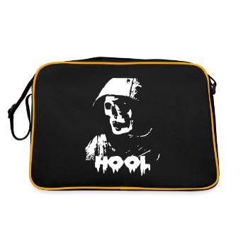Crâne Crâne Squelette Hooligan - Sac Retro - noir/or - Dos