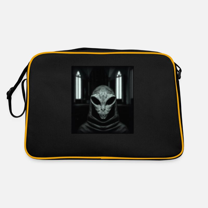 alien monk Retro Bag