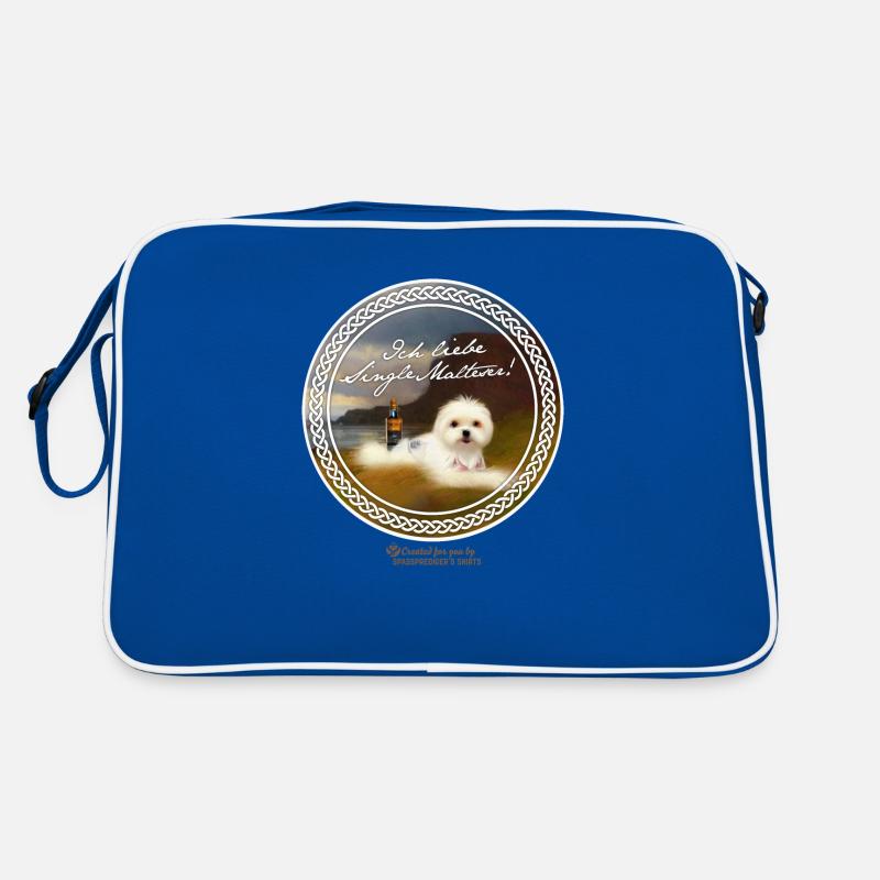 Whisky Saying Single Maltese Retro Bag