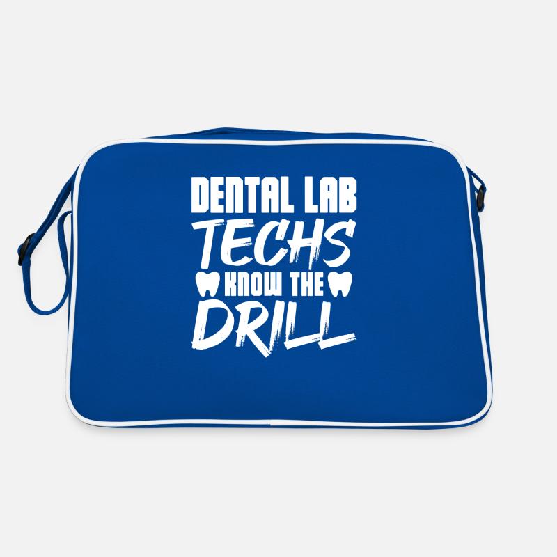 Dental Lab Techs Know the Drill Retro Tasche