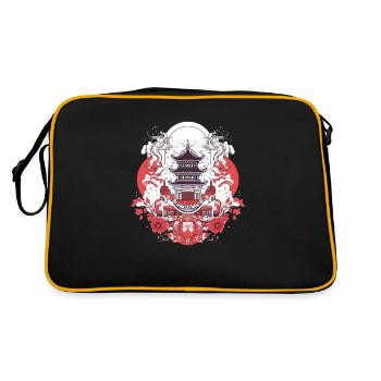 Chinese folklore - Retro Bag - black/gold - Back