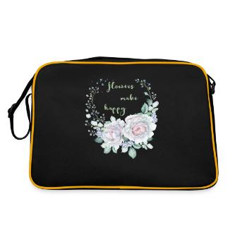 Fleur - Sac Retro - noir/or - Dos