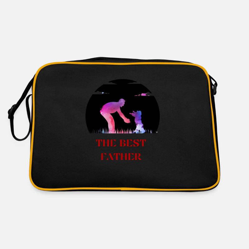 Bester Papa Retro Tasche