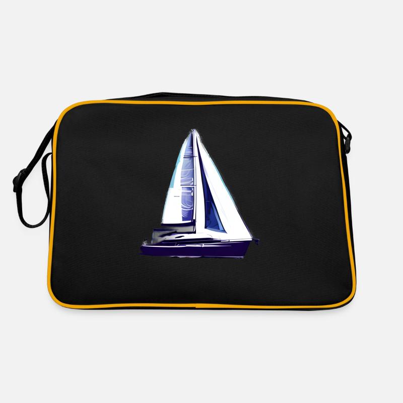 Sailing ship Sailing Sailing Sailing Sailboat Retro Bag