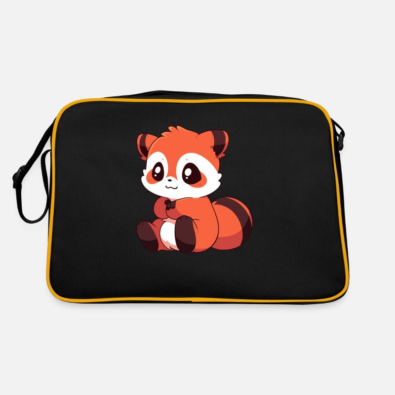 Red Panda Retro Bag