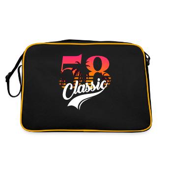 Vintage 1958-58e anniversaire - Sac Retro - noir/or - Dos