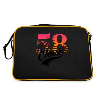 Vintage 1958-58e anniversaire - Sac Retro - noir/or - Dos