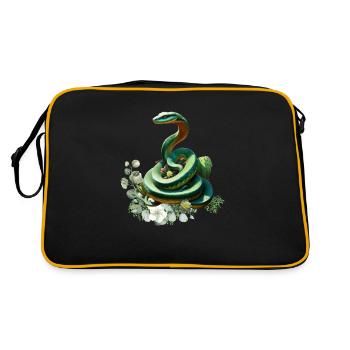 Green Snake - Chemises Mamba et accessoires - Sac Retro - noir/or - Dos