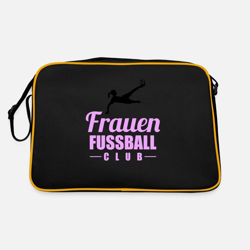 frauen fußball Retro Tasche