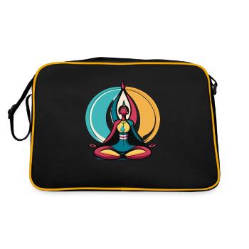 Yoga / Méditation chamanique - Sac Retro - noir/or - Dos