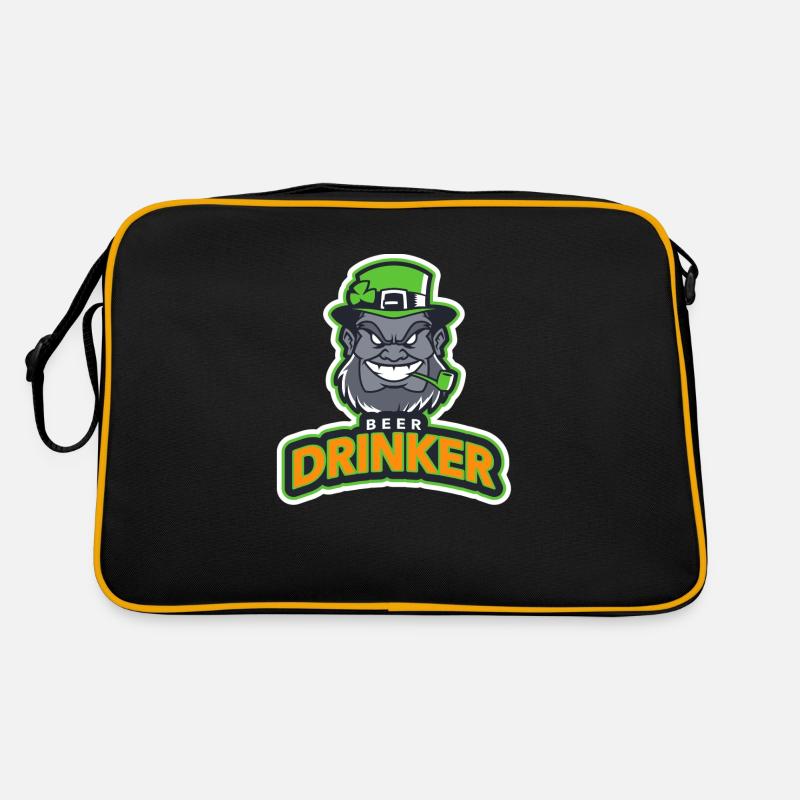 Biertrinker Retro Tasche