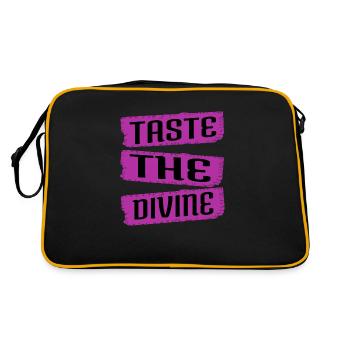 birthday sayings exotic flavors awesome - Retro Bag - black/gold - Back