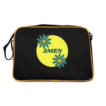 Amen - Sac Retro - noir/or - Dos