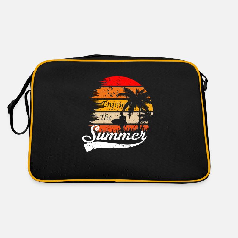 Vacances début de l’été fin été vacances d’été vacances mer Sac Retro