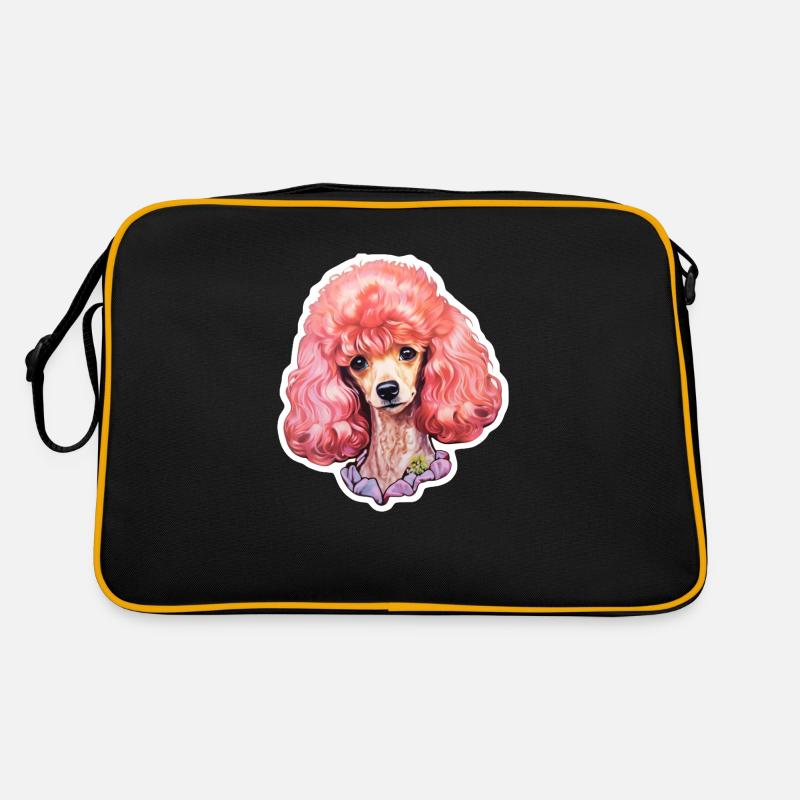 Poodle curly Retro Bag