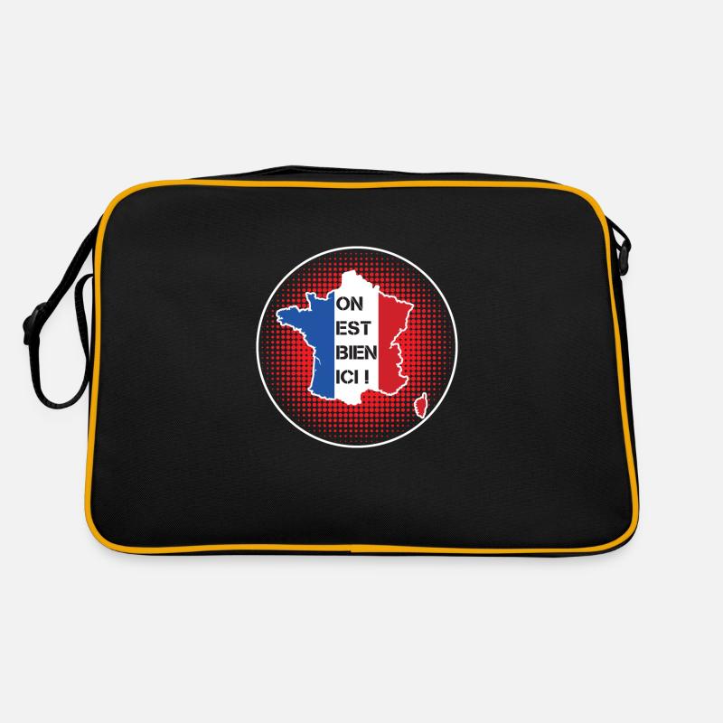 On est bien ici! Sac Retro