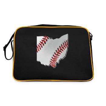 Ohio (United States) | real baseball | Map - Retro Bag - black/gold - Back