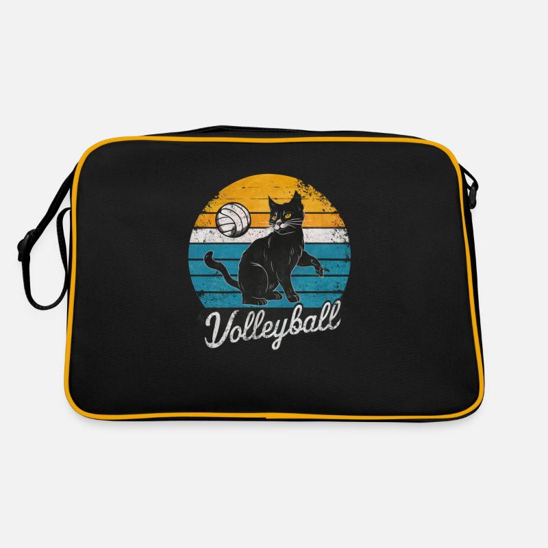 KatzeVolleyball Retro Tasche
