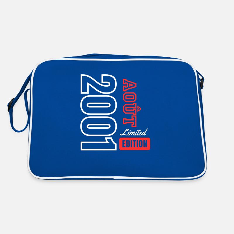 Limitiertes Geburtstagsgeschenk August 2001 Retro Tasche