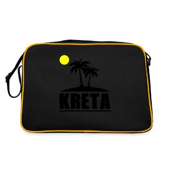 Crete - Retro Bag - black/gold - Back