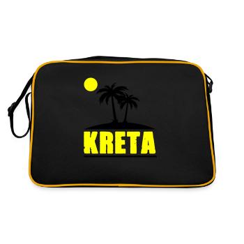 Crete - Retro Bag - black/gold - Back