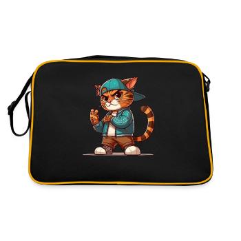 Chat forcé : V-Fingers - Victoire - Sac Retro - noir/or - Dos