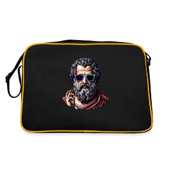 Cool Philosopher - Retro Bag - black/gold - Back