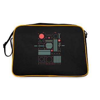 Elementary Design - Retro Bag - black/gold - Back