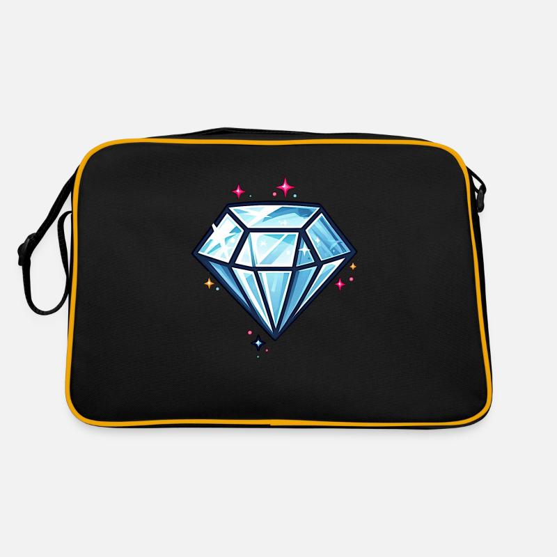 Glitzer Diamant Retro Tasche