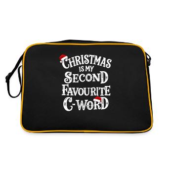 Second Favourite C Word - Retro Bag - black/gold - Back