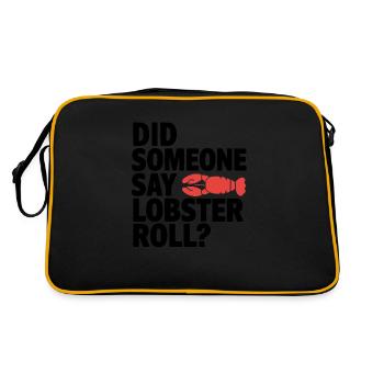 La nourriture rencontre le style - Sac Retro - noir/or - Dos