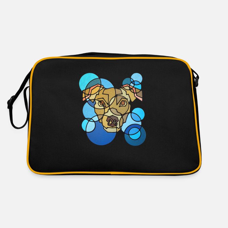 Dog Geometry Retro Bag