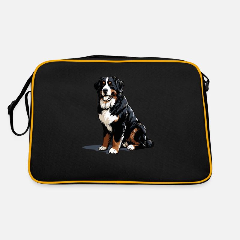 Bernese Mountain Dog Retro Bag