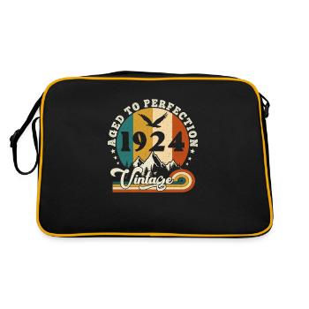 Vintage Birthday in 1925 - anniversaire 2025. - Sac Retro - noir/or - Dos