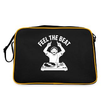 DJ Hands In The Air Raver Festival Wear - Retro Bag - black/gold - Back