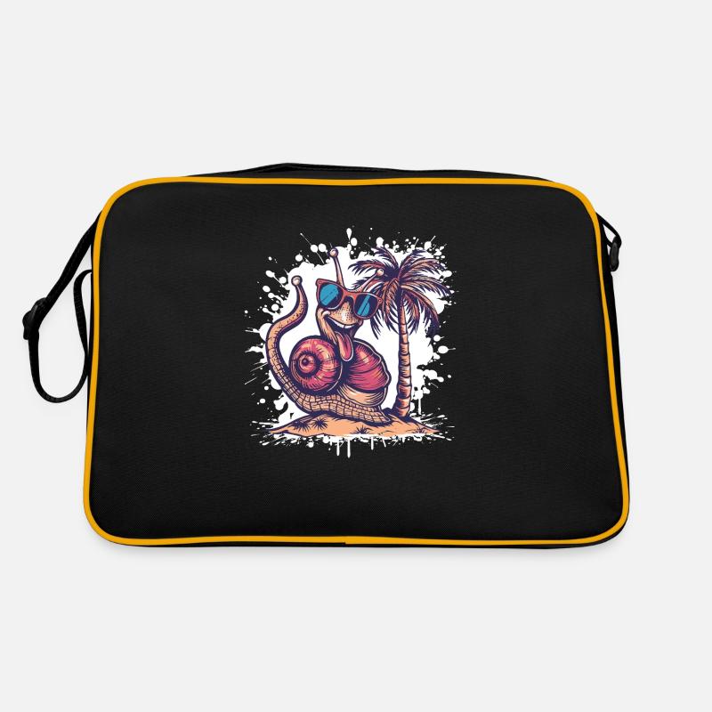 Vacances d’été de l’escargot Sac Retro