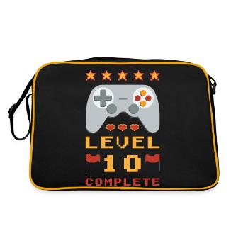 10th Birthday Level 10 Complete - Retro Bag - black/gold - Back