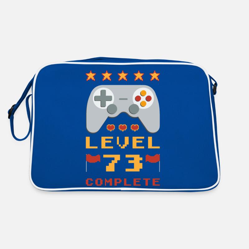 73e anniversaire Niveau 73 Terminé Sac Retro