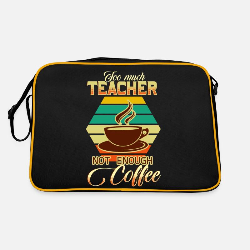 Professeur et café Sac Retro