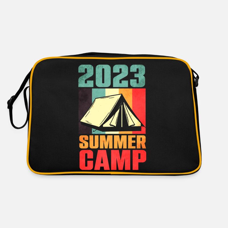 Summer Camp Camping 2023 - Retro Bag - black/gold