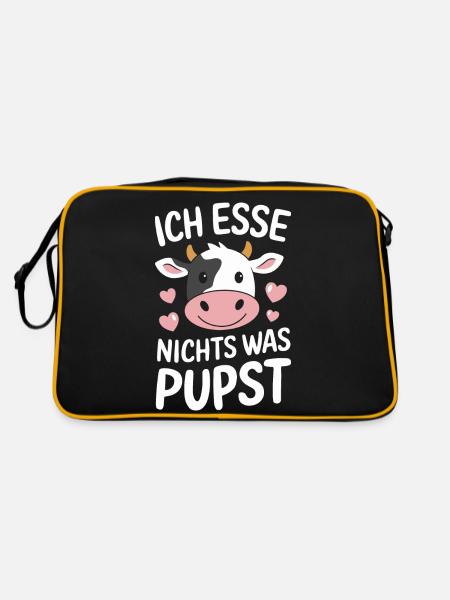 Végétarien Végétalien Végétarien Végétarien - Sac Retro - noir/or - Dos