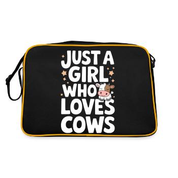 Éleveur de vaches Ferme Éleveur de vaches - Sac Retro - noir/or - Dos