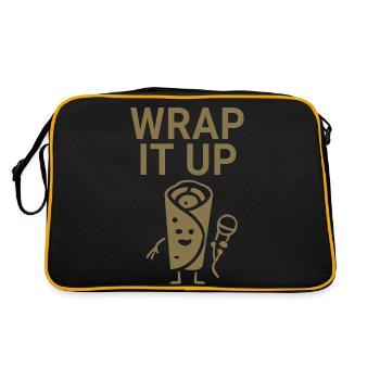 Wrap it up - Retro Bag - black/gold - Back