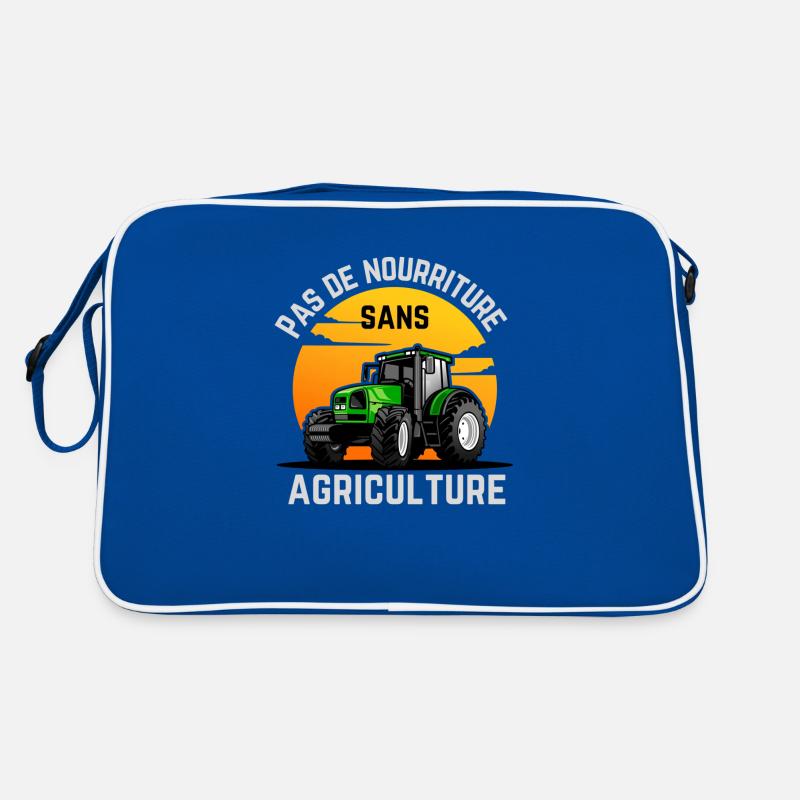 Pas de nourriture sans agriculture Sac Retro