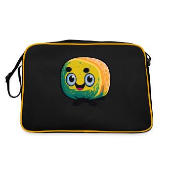 Casper - Retro Bag - black/gold - Back