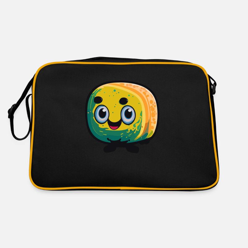 Casper - Retro Tasche - Schwarz/Gold