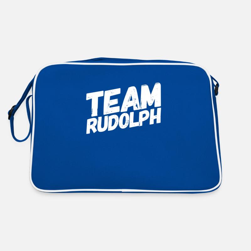 TEAM RUDOLPH Christmas Merry X-Mas : ) Retro Bag