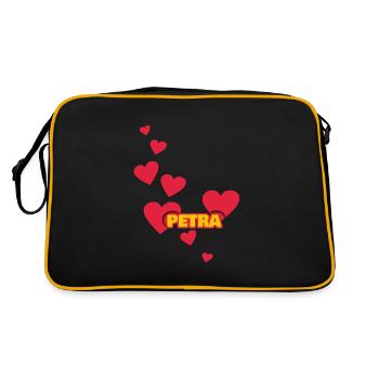 chère Petra - Sac Retro - noir/or - Dos
